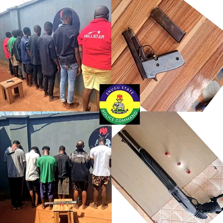 Enugu police arrest 14  cultism suspects, recover firearms