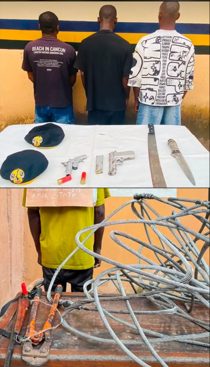 Police arrest four suspected cultists, recover firearms in Abia state