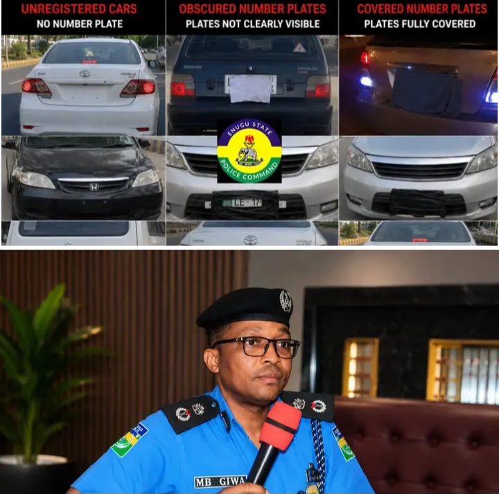 Police crackdown on unregistered vehicles in Enugu State