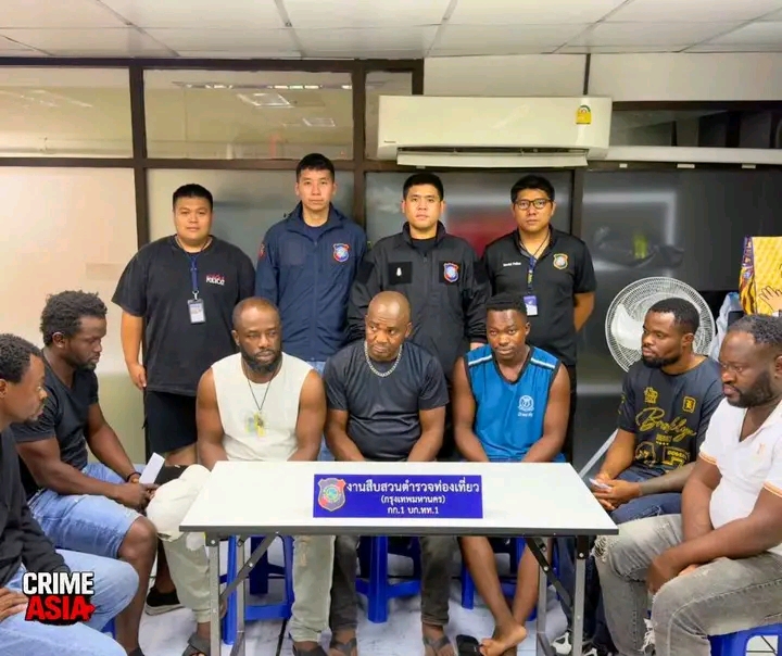 Six Nigerian national arrested in Thailand over visa violation