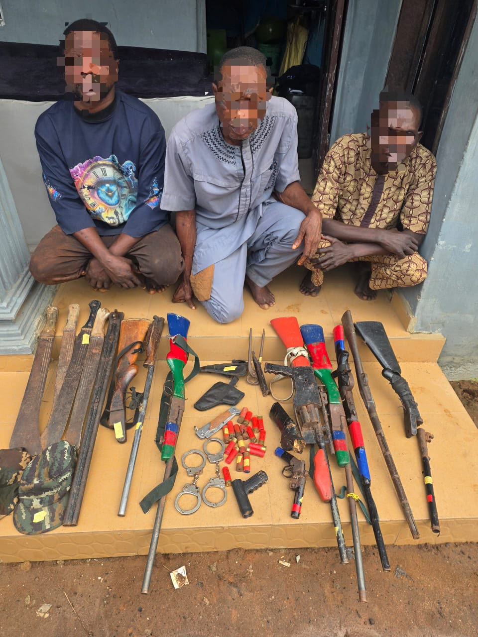 Police arrest 3 suspected cultists, recover firearms in Lagos