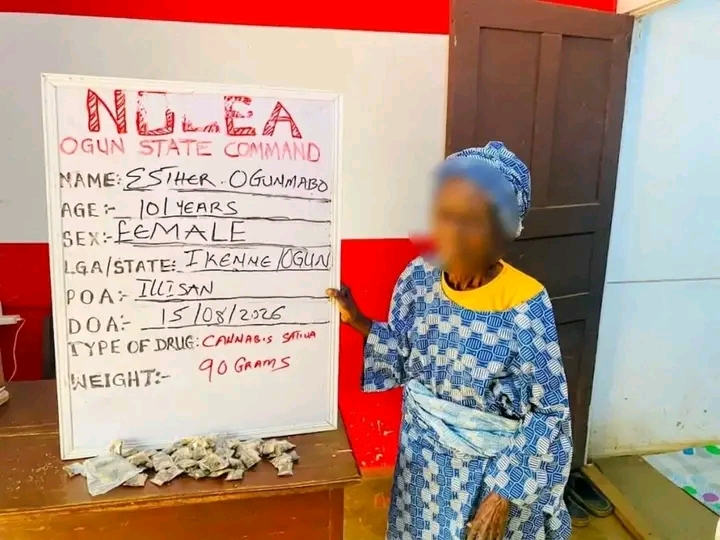 NDLEA arrests 101-year-old great-grandmother for selling Cannabis in Ogun